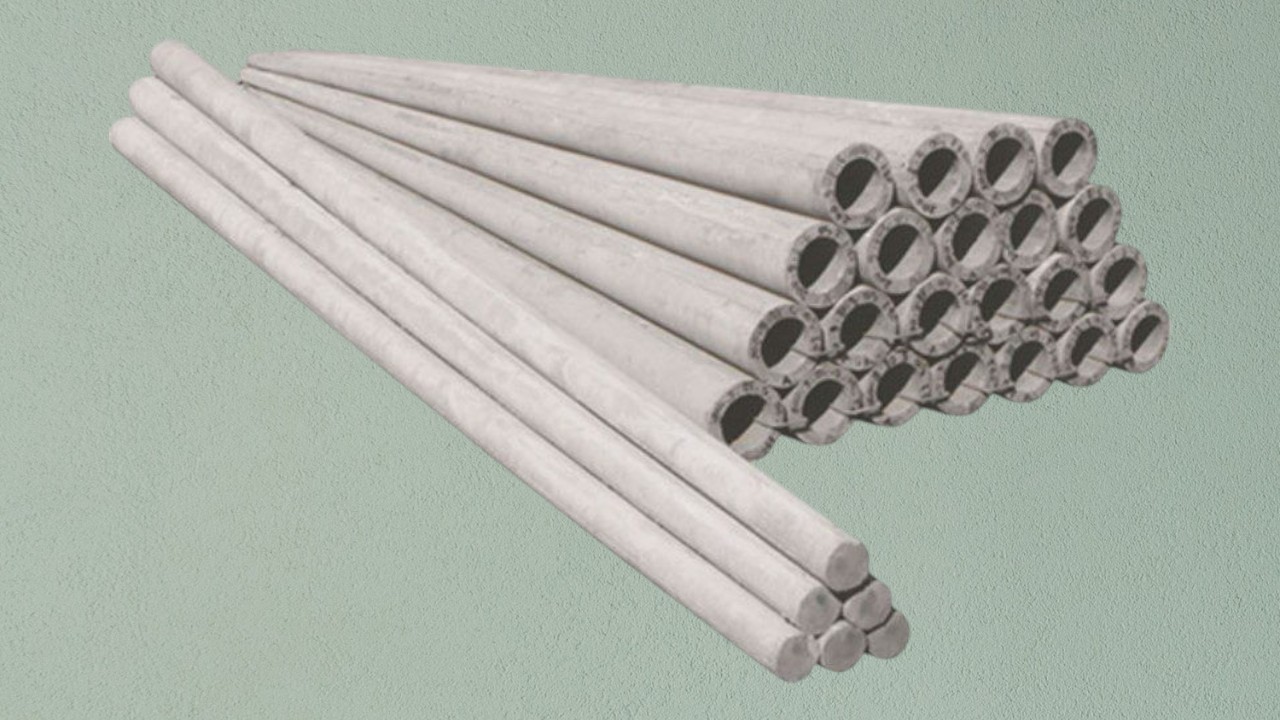 Postes de cocreto circulares
